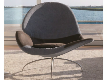CLOÉ - Fabric armchair by Désirée divani - view 3